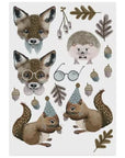 Bio Tattoo - Fuchs & Eichhörnchen –