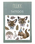 Bio Tattoo - Fuchs & Eichhörnchen –
