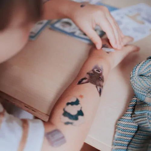 Bio Tattoo- Fuchs & Eichhörnchen find Stylish Fashion for Little People- at Little Foxx Concept Store