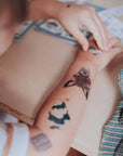 Bio Tattoo - Fuchs & Eichhörnchen –