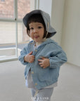 Bebe Denim Shirring Hoodie4_byLittleFox_jetztvorbestellen