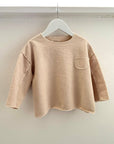 Textured Longsleeve – Lässiger Oversize - Look mit Struktur –