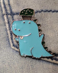 Dino Emaille Pin –