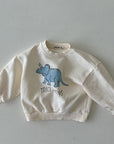 Dinosaur Sweatshirt find Stylish Fashion for Little People- at Little Foxx Concept Store