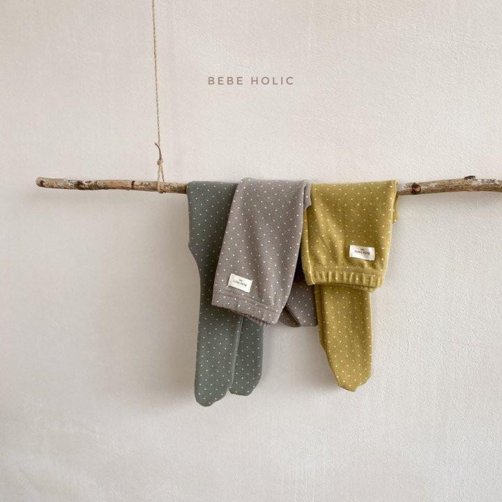 Dot Foot Leggings – Warme Baby - Leggings mit Füßchen –