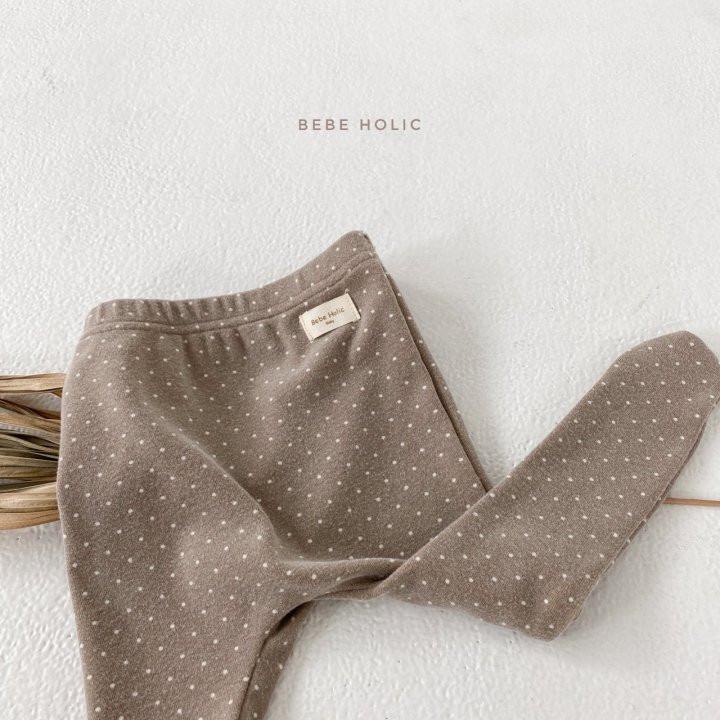 Dot Foot Leggings – Warme Baby - Leggings mit Füßchen –