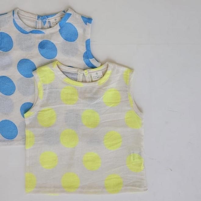 Dot Linen Tee find Stylish Fashion for Little People- at Little Foxx Concept Store