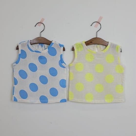 Dot Linen Tee find Stylish Fashion for Little People- at Little Foxx Concept Store