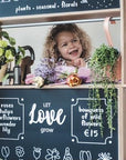 Flower Bar Sticker Set – Kreative Verwandlung für die IKEA DÜKTIG Küche –