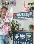 Flower Bar Sticker Set – Kreative Verwandlung für die IKEA DÜKTIG Küche –