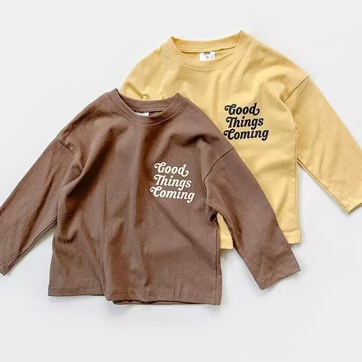 Good Things Tee – Lässiges Langarmshirt mit Statement - Print – #product_subtitle# | #product_description_first_paragraph#
