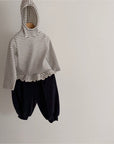 Little Foxx – B Flowy Hooded Turtleneck Tee