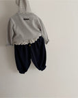 Little Foxx – B Flowy Hooded Turtleneck Tee