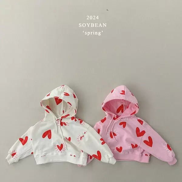 Heart Pew Pew Crop Hoody find Stylish Fashion for Little People- at Little Foxx Concept Store