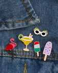Ice - Cream Emaille Pin –