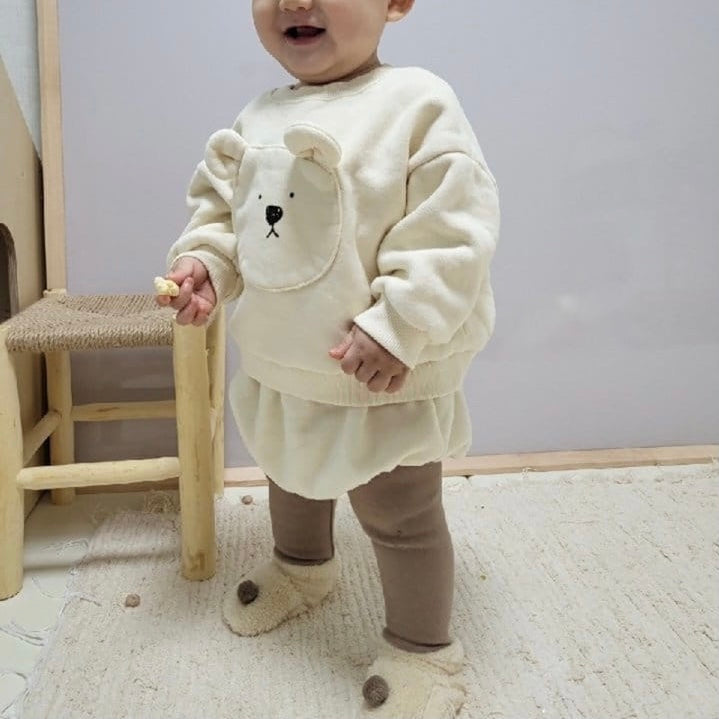 Mini Teddy Foot Leggings