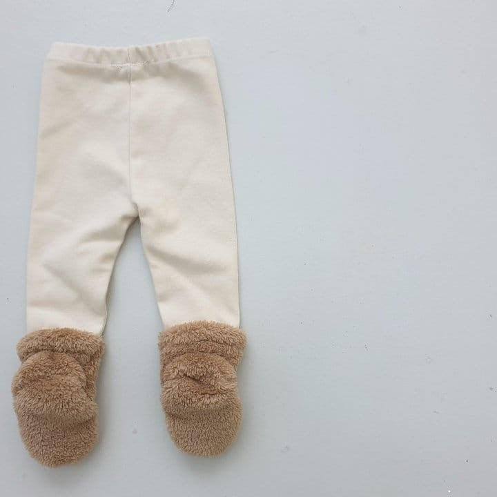 Mini Teddy Foot Leggings