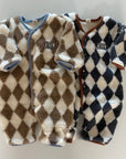 Argyle Baby Overall – Kuscheliger Einteiler für kalte Tage