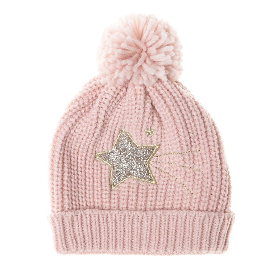 Moonlight Knitted Hat Pink