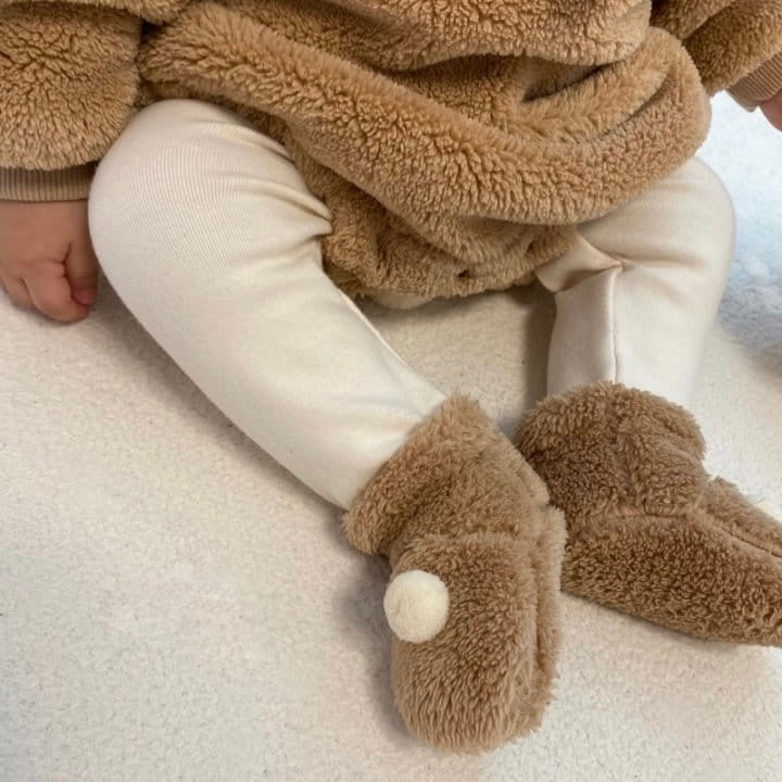 Mini Teddy Foot Leggings