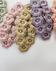 Knit Flower Spangen Set find Stylish Fashion for Little People- at Little Foxx Concept Store
