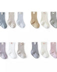Label Rib Socken (3 - er Set) –