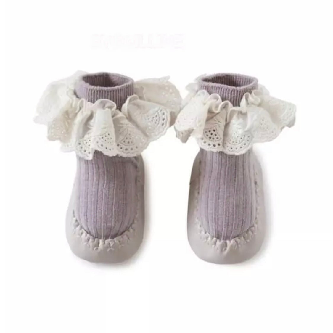 Lace Walk Soft Booties – Eleganz für kleine Füße –
