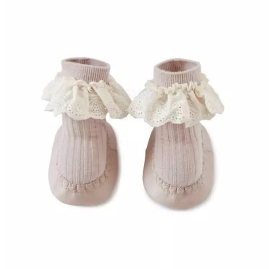 Lace Walk Soft Booties – Eleganz für kleine Füße –