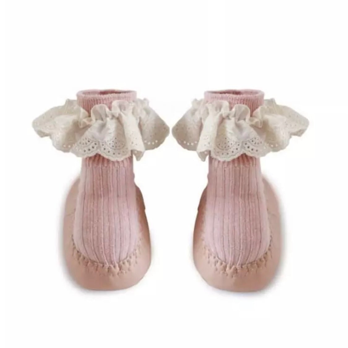 Lace Walk Soft Booties – Eleganz für kleine Füße –