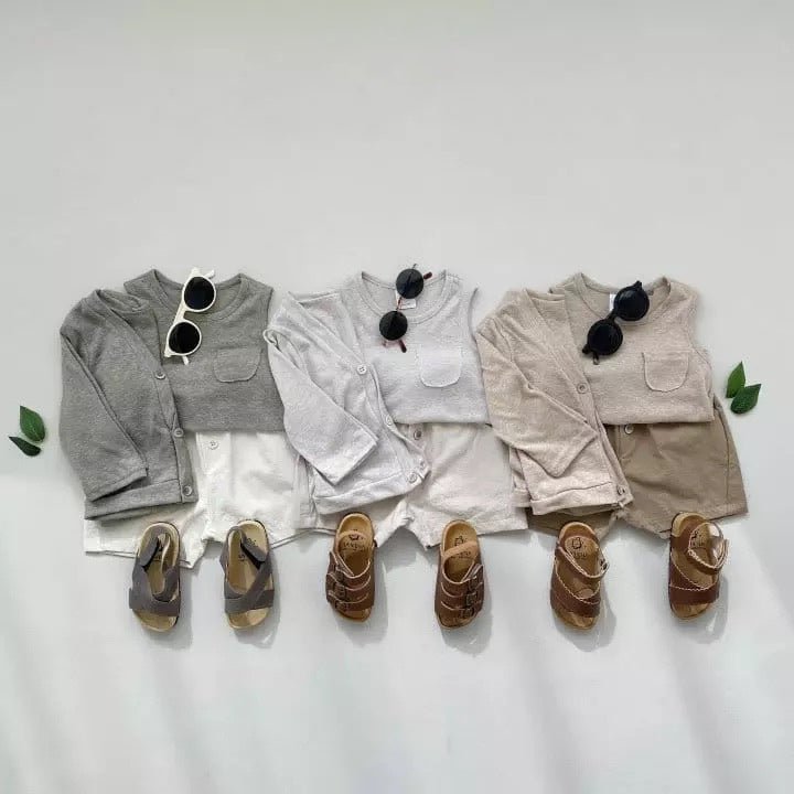 Luna Cardigan Set find Stylish Fashion for Little People- at Little Foxx Concept Store
