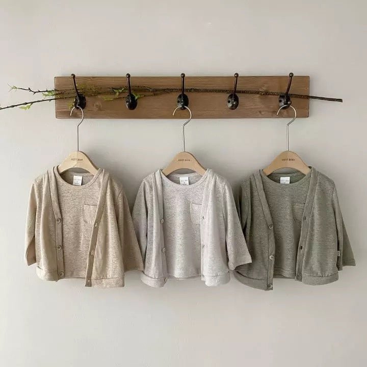 Luna Cardigan Set find Stylish Fashion for Little People- at Little Foxx Concept Store