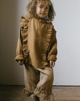 Lynn Ruffle Pants - Sand find Stylish Fashion for Little People- at Little Foxx Concept Store