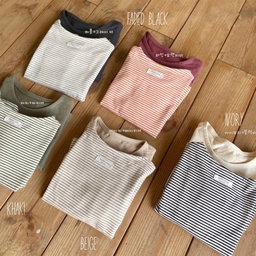 Mini 1+1 Daily Tee – Bequemes Oversize Longsleeve Set –