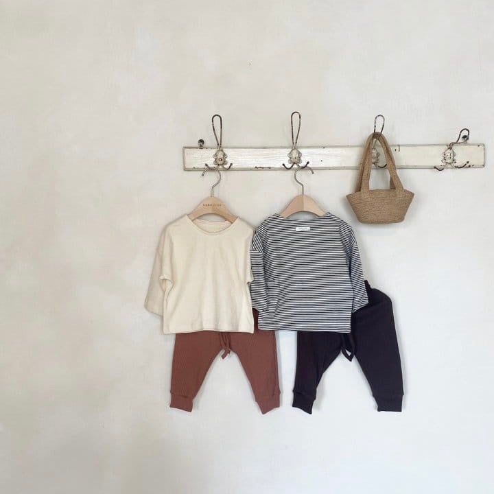 Mini 1+1 Daily Tee – Bequemes Oversize Longsleeve Set –