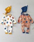 Mini Allover Print Easywear – Gemütliches Set mit Mütze für die Kleinsten –