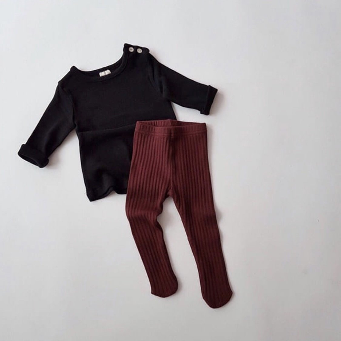 Mini Basic Foot Rib Leggings – Perfekter Sitz & Extra Komfort –