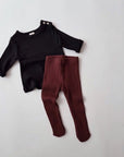 Mini Basic Foot Rib Leggings – Perfekter Sitz & Extra Komfort –