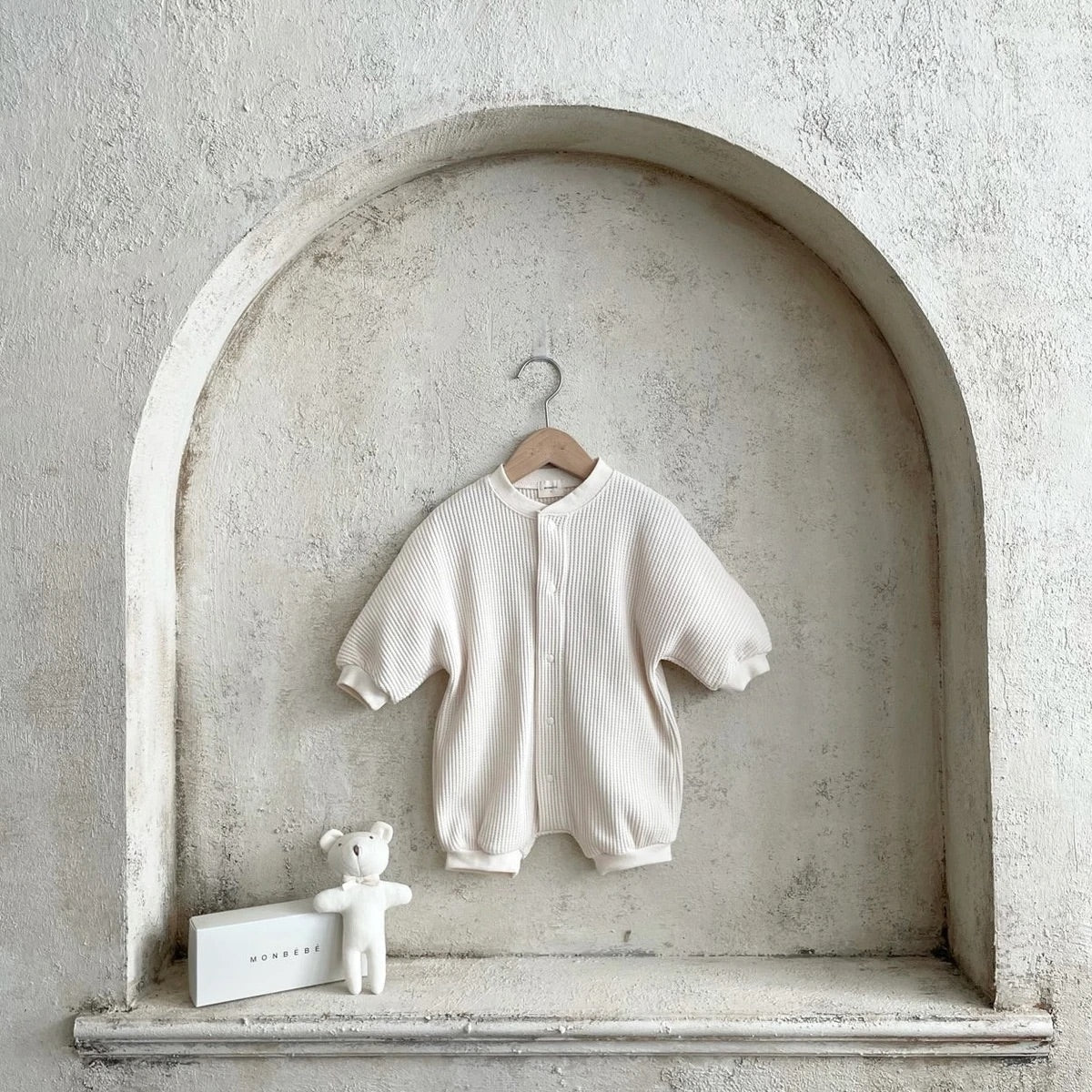 Boxy Waffel Bodysuit – Weich, bequem & zeitlos –