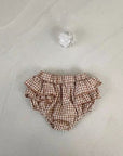 Mini Frill Check Bloomers find Stylish Fashion for Little People- at Little Foxx Concept Store