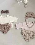 Mini Frill Check Bloomers find Stylish Fashion for Little People- at Little Foxx Concept Store