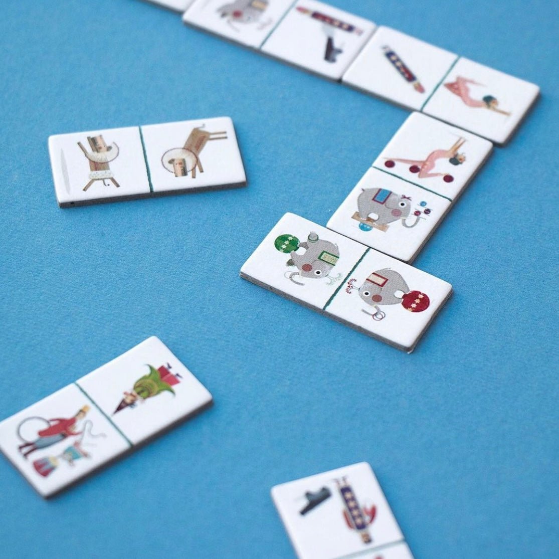 Mini - Domino – Zirkusspaß für kleine Strategen –