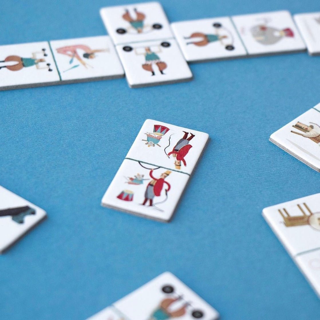 Mini - Domino – Zirkusspaß für kleine Strategen –