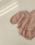 Mini Gauze Top Bloomer Set find Stylish Fashion for Little People- at Little Foxx Concept Store