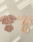 Mini Gauze Top Bloomer Set find Stylish Fashion for Little People- at Little Foxx Concept Store