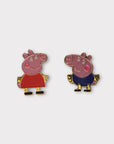 Peppa Pig Set Emaille Pin –