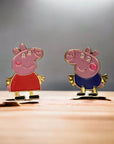 Peppa Pig Set Emaille Pin –