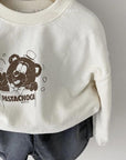 Pop Bear Sweatshirt – Verspieltes Design mit coolem Bären - Print –
