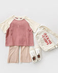 Raglan Short Sleeve Tee find Stylish Fashion for Little People- at Little Foxx Concept Store