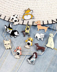 Sausage Dog Emaille Pin –