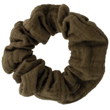 Scrunchie - Moss Muslin – #product_subtitle# | #product_description_first_paragraph#